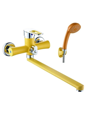 Смеситель для ванны, Эверест, с картриджем, желтый, B22-274B