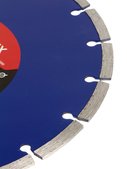 Диск отрезной алмазный по бетону, Bartex, сегментный край, 230х22.23х2.4 мм, сухой рез, R016