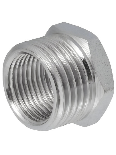 Футорка 3/8"х1/2", г-ш, латунь, индивидуальная упаковка, MasterProf