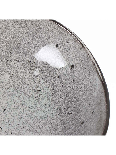 Тарелка суповая, керамика, 20 см, круглая, Stone Dark, Domenik, TDP576/DMD043