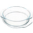 Набор посуды жаропрочной стекло, 3 шт, 0.7, 1, 1.4 л, круглый, с крышкой, Y4-3580 - фото 2