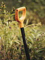 Лопата совковая, сталь, 230х190 мм, черенок стальной, с рукояткой, Fiskars, Solid, 1066718 - фото 3