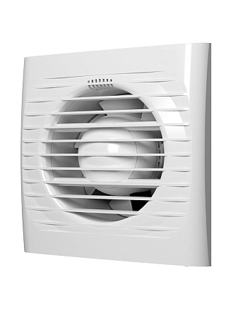 Вентилятор вытяжной настенный, ERA, установочный диаметр 100 мм, 14 Вт, 97 м³/ч, обратный клапан, Optima 4C
