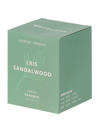 Свеча декоративная, 9.5х8 см, в стакане, Y6-10624