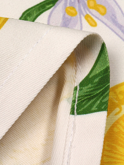 Фартук 80х70 см, 100% хлопок, лимоны, Узб-н