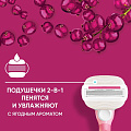 Станок для бритья Venus, Comfortglide Sugarberry, для женщин, 5 лезвий, 1 сменная кассета, держатель - фото 7