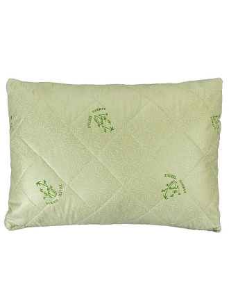 Подушка 50 х 70 см, 100% полиэстер, Бамбук, чехол 100% полиэстер, кант, средняя, Майская ночь