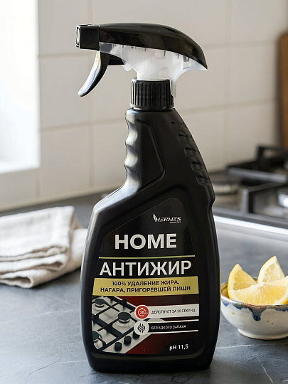 Чистящее средство для кухни, Hermes Industry, Home, спрей, 500 мл, антижир