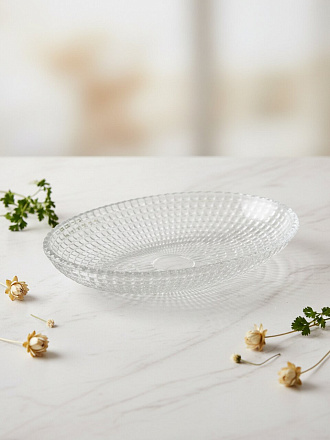 Блюдо стекло, овальное, 10.5х16х2.5 см, 6 шт, Venice, Kaveh, DB1074SCL