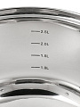 Набор посуды нержавеющая сталь, 12 предметов, кастрюли 1.6, 2.3, 3.2, 5.6 л, ковш 1.6 л, сковорода 24 см, сталь 304, индукция, Daniks, Палома, CW-H027 - фото 11