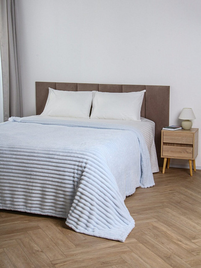 Плед евро, 200х220 см, 280 г/м2, микрофибра, 100%пэ, Silvano, Милан, лед