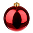 Елочный шар красный, 12 см, SYQA-0122357 - фото 2