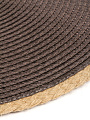 Салфетка декоративная полипропилен, 38х38 см, круглая, шоколад, Domenik, Jute, DMP25 - фото 3
