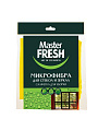 Салфетка бытовая для стекол и зеркал, микрофибра, 30х30 см, Master Fresh