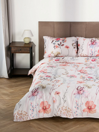 Пододеяльник 2-спальный, 175 х 215 см, 100% хлопок, бязь, Майская ночь, 20224/1