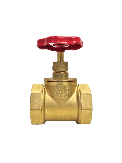 Вентиль г-г, латунь, DN 50, 15Б1п, Ciao, STI