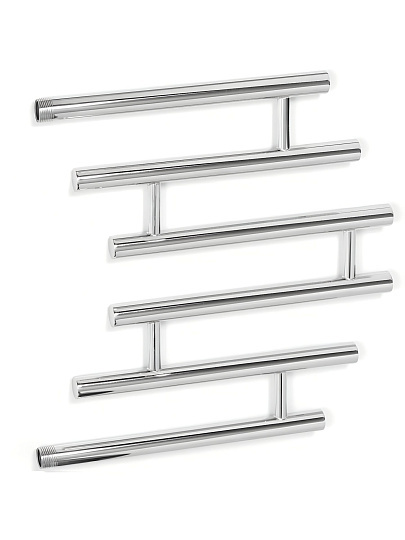 Полотенцесушитель Фокстрот, 50х60х1", нержавеющая сталь, с креплением, Aquater, C-2