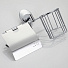 Держатель для туалетной бумаги, с корзинкой, металл, хром, Frap, F1603-1 - фото 3