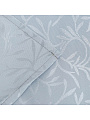 Скатерть 152х213 см, 100% полиэстер, Листья бамбука, серо-голубая, Y269 - фото 3