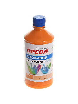 Колер краска, Ореол, янтарь, 730 г