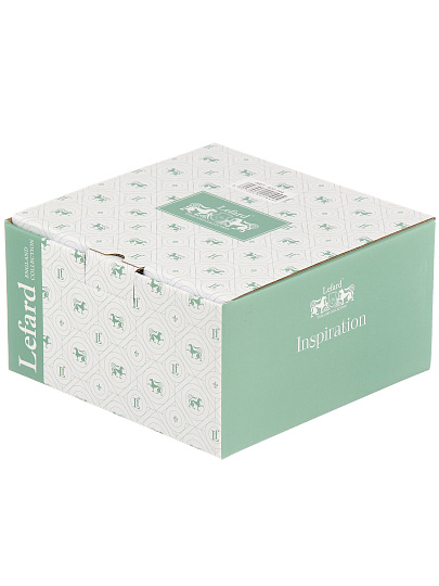 Чайная пара фарфор, 2 предмета, на 1 персону, 380 мл, Lefard, Inspiration Нежность, 422-144, подарочная упаковка, белая