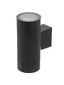 Светильник фасадный General Lighting Systems, GWL-2GX53-M-IP65, накладной, 9х20.5 см, 2 лампы, IP65, черный