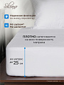 Наматрасник 200х200 см, 25 см, 50% хлопок, 50 % полиэстер, водонепроницаемый, на резинке, Silvano - фото 2