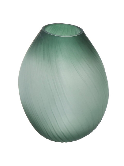Ваза стекло, настольная, 23 см, Витая, Y6-6362, матовая