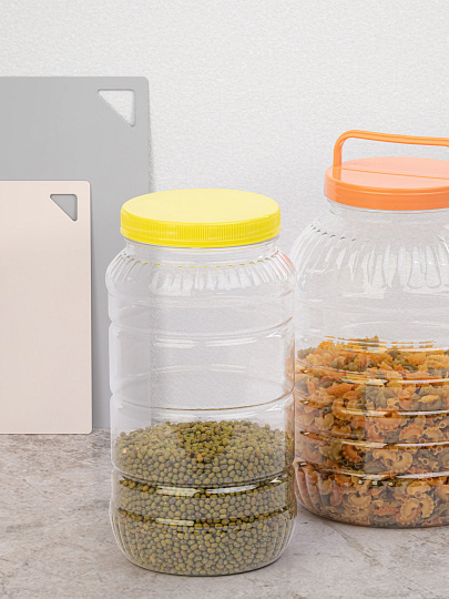 Бидон пластик, 3 л, с ручкой, Альтернатива, М462