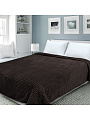 Плед евро, 200х220 см, велсофт, 100% полиэстер, Silvano, №24, коричневый