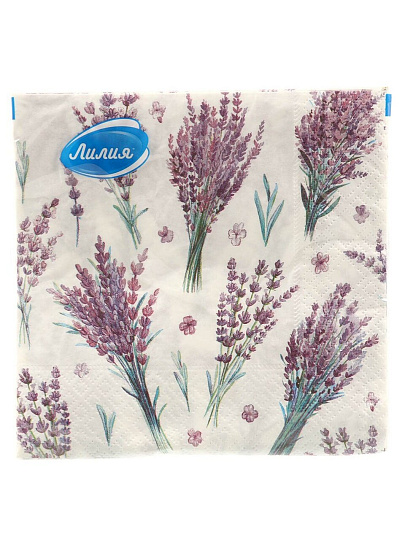 Салфетки Лилия, Ароматный букет, 20 шт, 2 слоя, 33х33 см, 4122