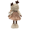 Фигурка декоративная текстиль, Девочка, 46 см, коричневая, Y4-9440 - фото 6