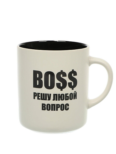 Кружка фарфор, 540 мл, Boss Решу любой вопрос, Lefard, 260-1028-11, в ассортименте