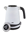 Чайник электрический JVC, JK-KE1730 white, 1.7 л, 2200 Вт, скрытый нагревательный элемент, нержавеющая сталь - фото 3