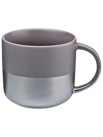 Кружка фарфор, 440 мл, Velour, Lefard, 407-100, темно-серая