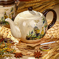 Чайник заварочный доломит, 0.95 л, Daniks, Левадия, бежевый - фото 4