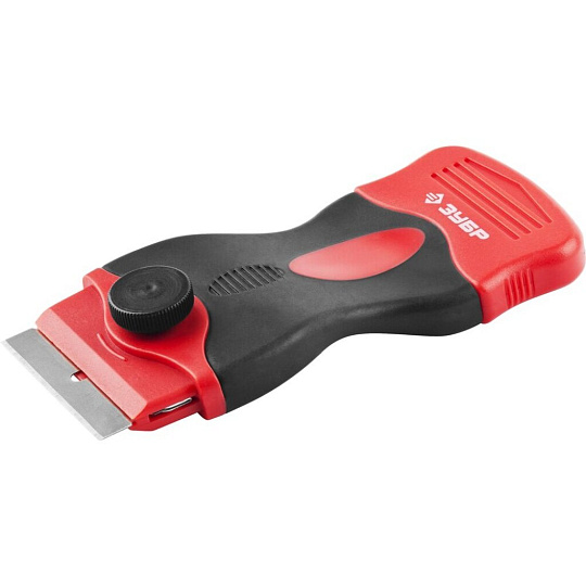 Скребок прямой, безопасный, тип лезвия Н01, рукоятка двухкомпонентная, Зубр, 8553