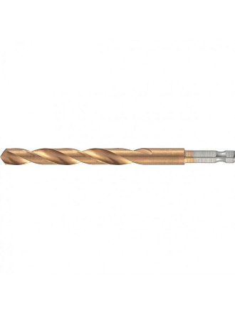 Сверло по металлу, Matrix, HSS, диаметр 5 мм, нитридтитановое покрытие, шестигранник, 717502