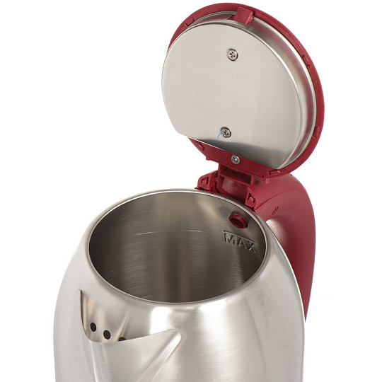 Чайник электрический Чудесница, ЭЧ-2031, 2 л, 1800 Вт, скрытый нагревательный элемент, индикатор работы, металл