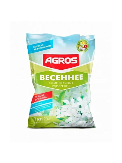 Удобрение Весеннее, универсальное, порошок, 1 кг, Agros