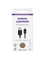 Кабель USB, Red Line, lightning, 1 м, 8 - pin, для Apple, черный, УТ000008646 - фото 3