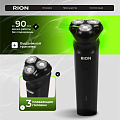 Электробритва аккумуляторная, Rion, DC5V, 0.6 А.ч, 3 бритвенные головки, выдвижной триммер,1 А, USB TYPE C, черная, RSM-2168 - фото 19