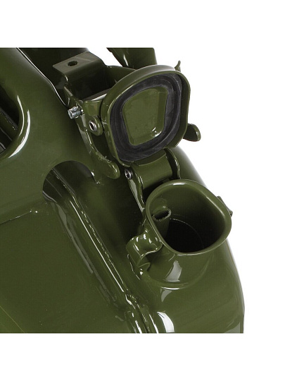 Канистра сталь, для топлива, 20 л, прямоугольная, вертикальная, крышка с фиксатором, Павловская заря