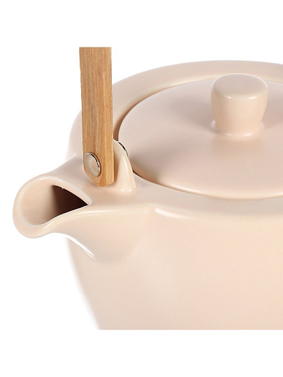 Чайник заварочный керамика, 1.125 л, Billibarri, Less Matt Apricot, 500-358