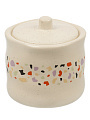 Контейнер для ватных дисков Мозаика, керамика, 10.5x8.9/11 см, BCE3075AA-CT - фото 3