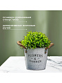 Кашпо Флауэрс, 12х15 см, металл, декоративное, Y4-5498 - фото 3