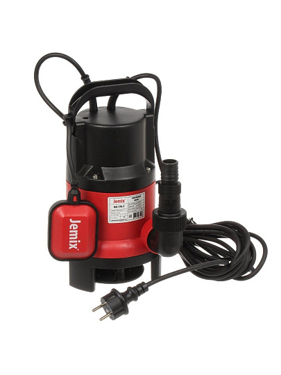 Насос дренажно-фекальный, Jemix, 550 Вт, глубина погружения 5 м, максимальный напор 7 м, 10.5 м³/ч, ФН-175-7