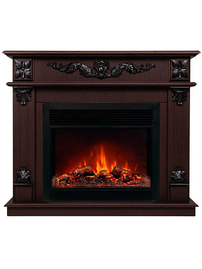 Электрокамин RealFlame, Philadelphia 25.5/26 DN, черный, Moonblaze Delux BL