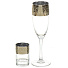Набор для спиртного 12 предметов, стекло, бокал для шампанского 6 шт, стопка 6 шт, с баром, Glasstar, Версаль, B_GN3_1 - фото 3