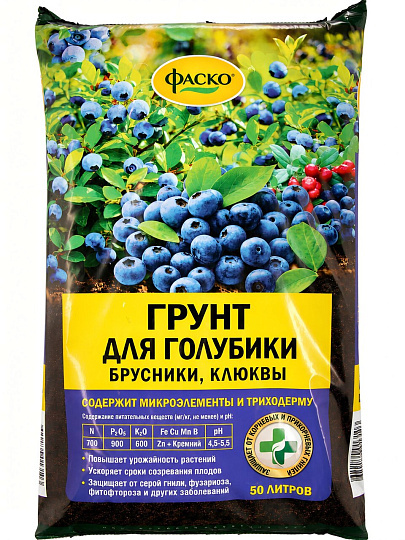 Грунт для голубики, 50 л, Фаско